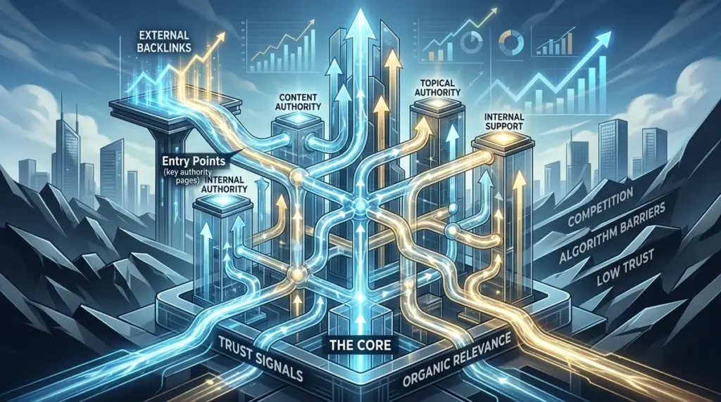 How Link Equity Flows Through a Website