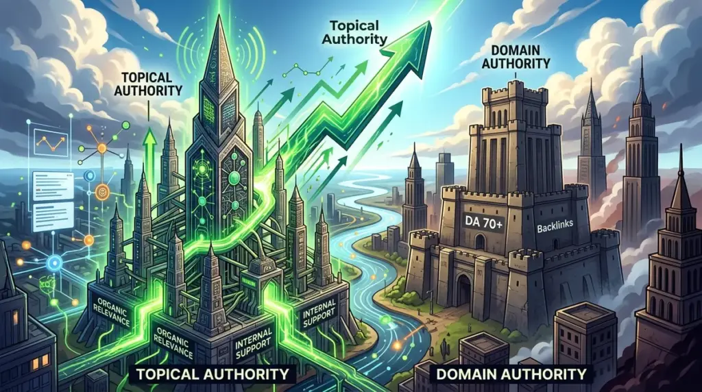 Topical Authority vs Domain Authority